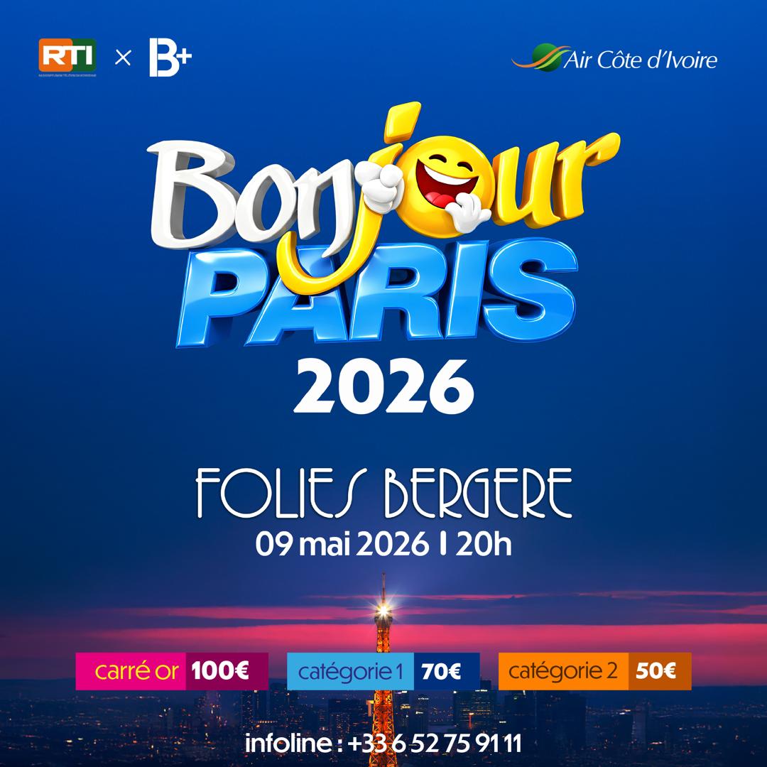 Affiche Bonjour Paris 2026
