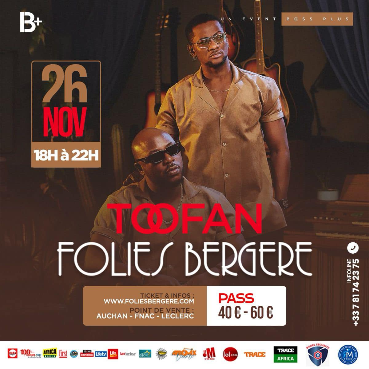 Affiche événement Toofan